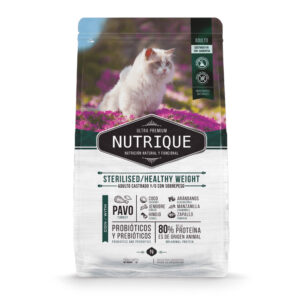 Nutrique Gato Adulto Esterilizado, peso saludable, Grain Free 2kg